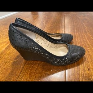 Jessica Simpson Wedges Black 6.5